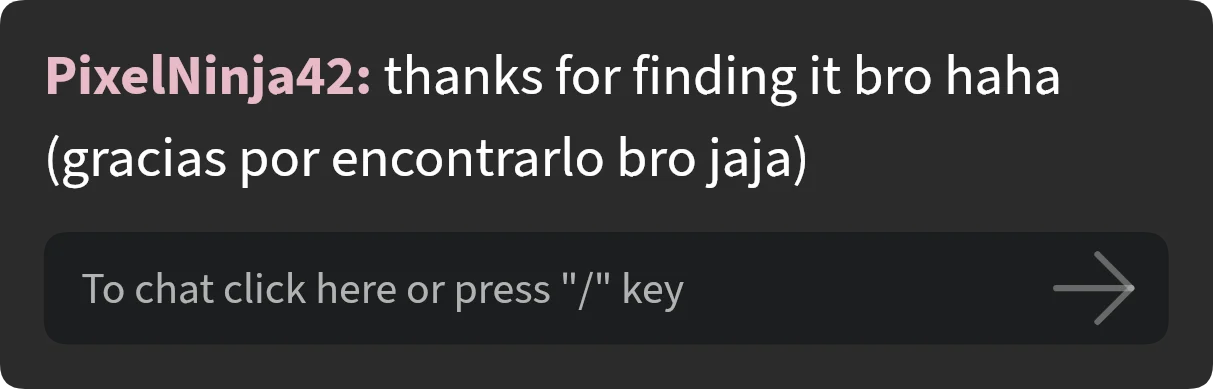 Roblox chat — trap